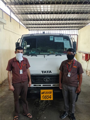 Logistics service van from PVS