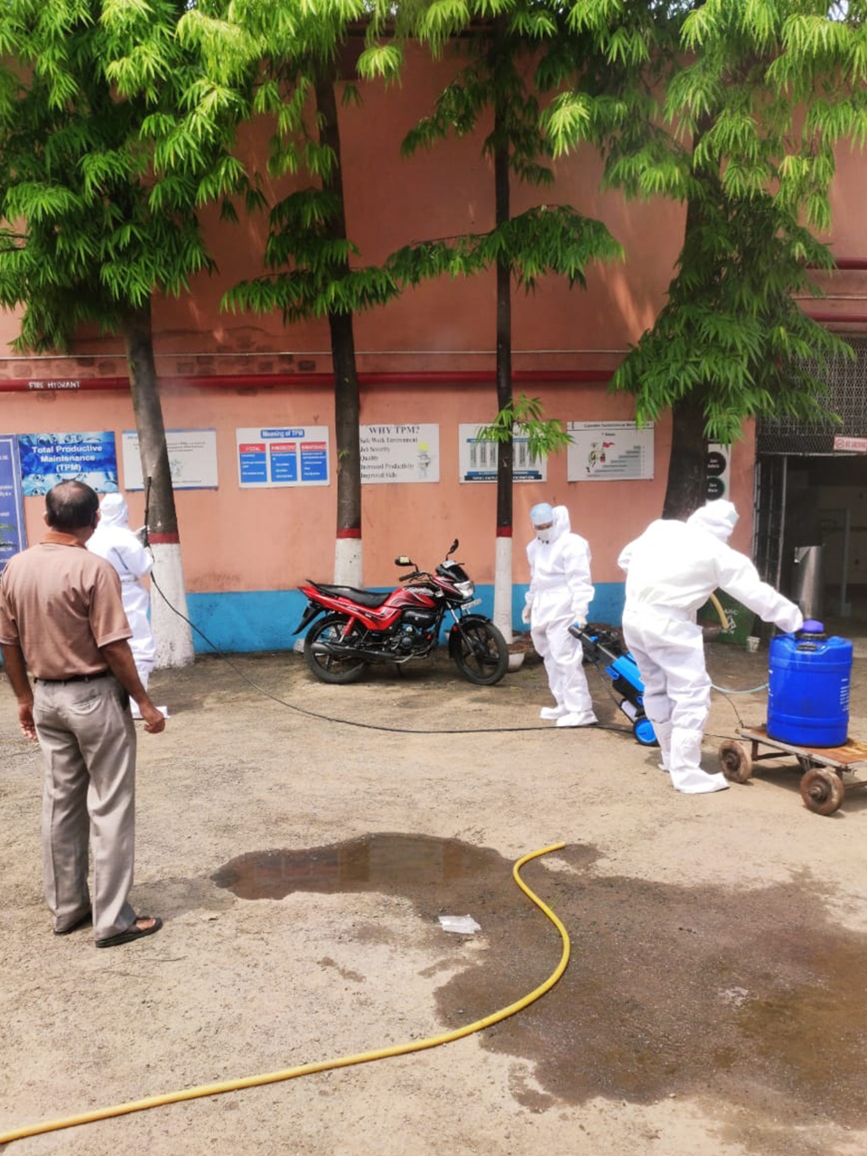 outdoor sanitizing service by pvs